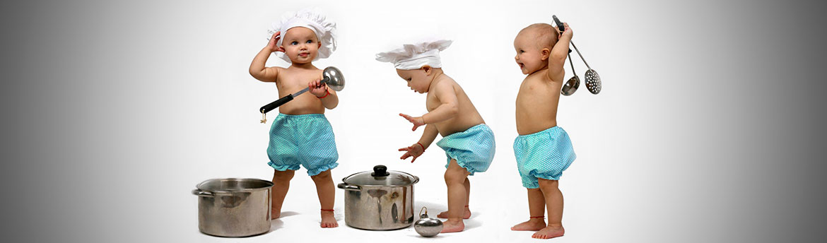Bambini in cucina: un ottimo locale per lo sviluppo psicomotorio e relazionale